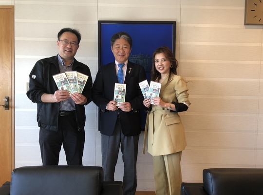 先日、初の吹田市長にお会いしましたぁ(^^)